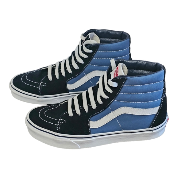 VANS Sk8-Hi UNISEX Casual High-Top Skate Shoes, Signature Waffle Rubber Sole - Picture 3 of 11
